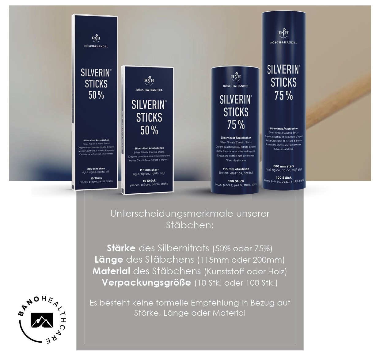 SILVERIN Sticks 50% met zilvernitraat